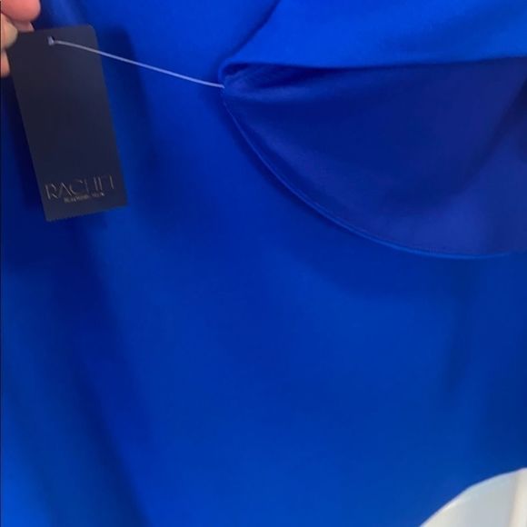 NWT Royal Blue A Line Bell Sleeve Short Dress with Long Sleeves Size Large - Picture 8 of 11